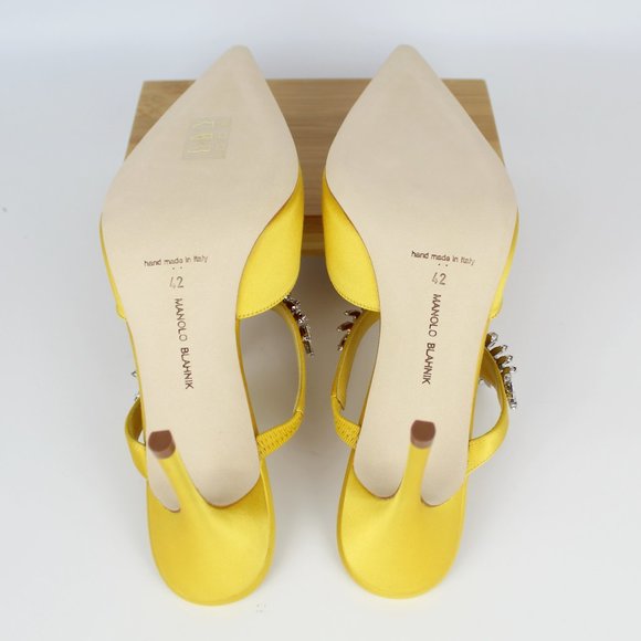 NEW MANOLO BLAHNIK Lurum Mules - Picture 13 of 15